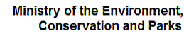 Ministry of the Environment, Conservation and Parks (MECP)