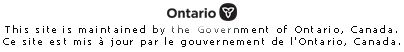 Ontario Logo - maintained by the Government of Ontario / mis à jour par le gouvernement de l'Ontario